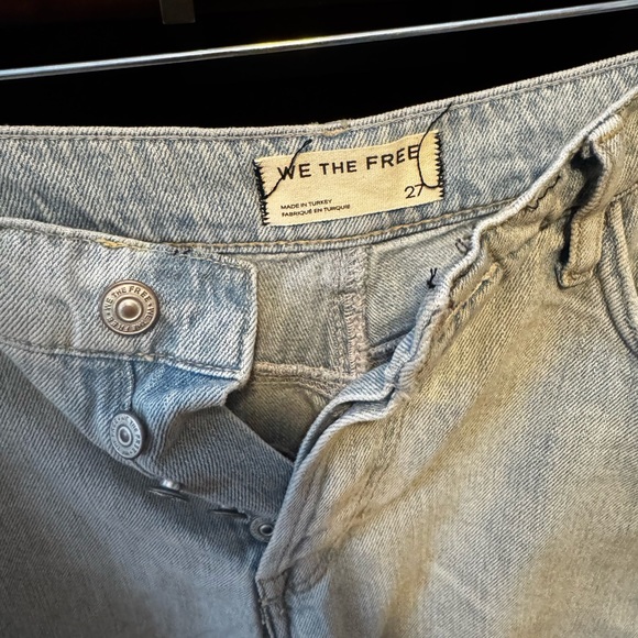 We The Free Light Blue Denim Jeans 27 - Picture 3 of 3